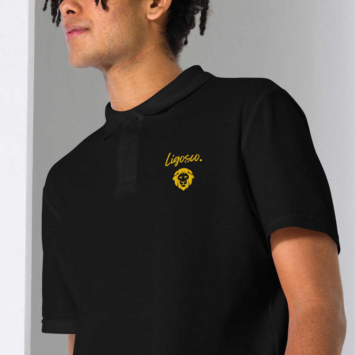 Ligosco Lion pique polo shirt – LIGOSCO
