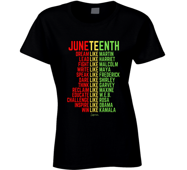 Ob - Junteenth Ladies T Shirt