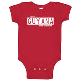 Guyana Home Sweet Home Baby One Piece
